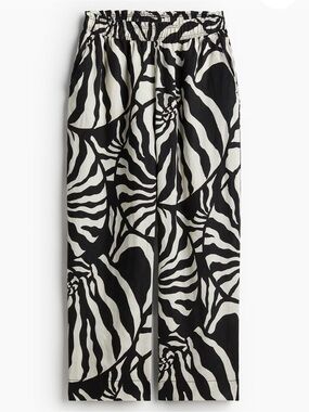 H&M ANKLE-LENGTH LINEN PANTS size S